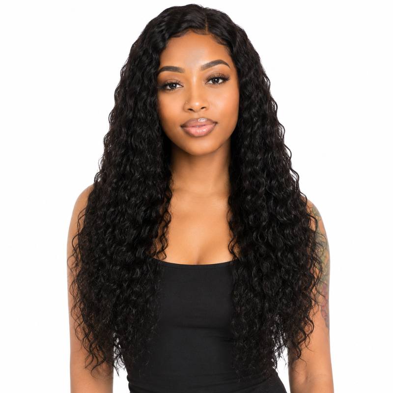 Deep Wave 13x4 Transparent Lace Front Wig